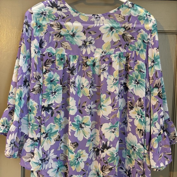 Floral Purple Cardigan - Picture 6 of 7